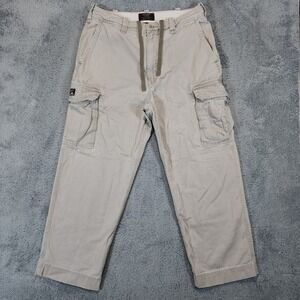 Vintage Abercrombie Fitch Paratrooper Cargo Pants Mens 34x28 Utility Baggy Y2K